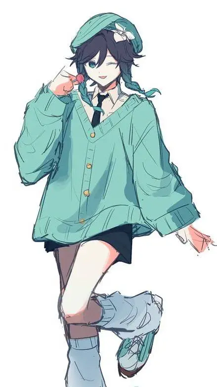 ai character: Venti background