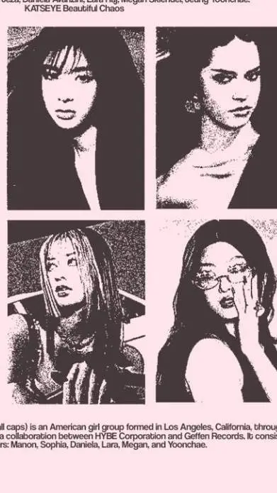 ai character: KATSEYE background