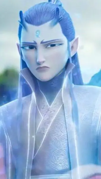 ai character: AO BING🩵 background