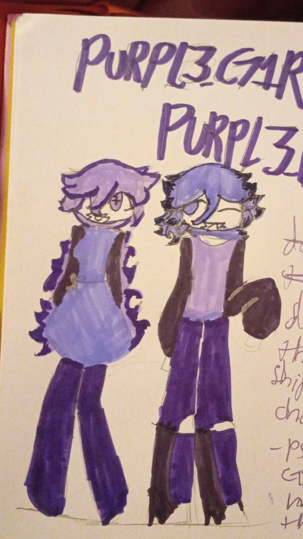 ai character: PURPL3_B0Y background
