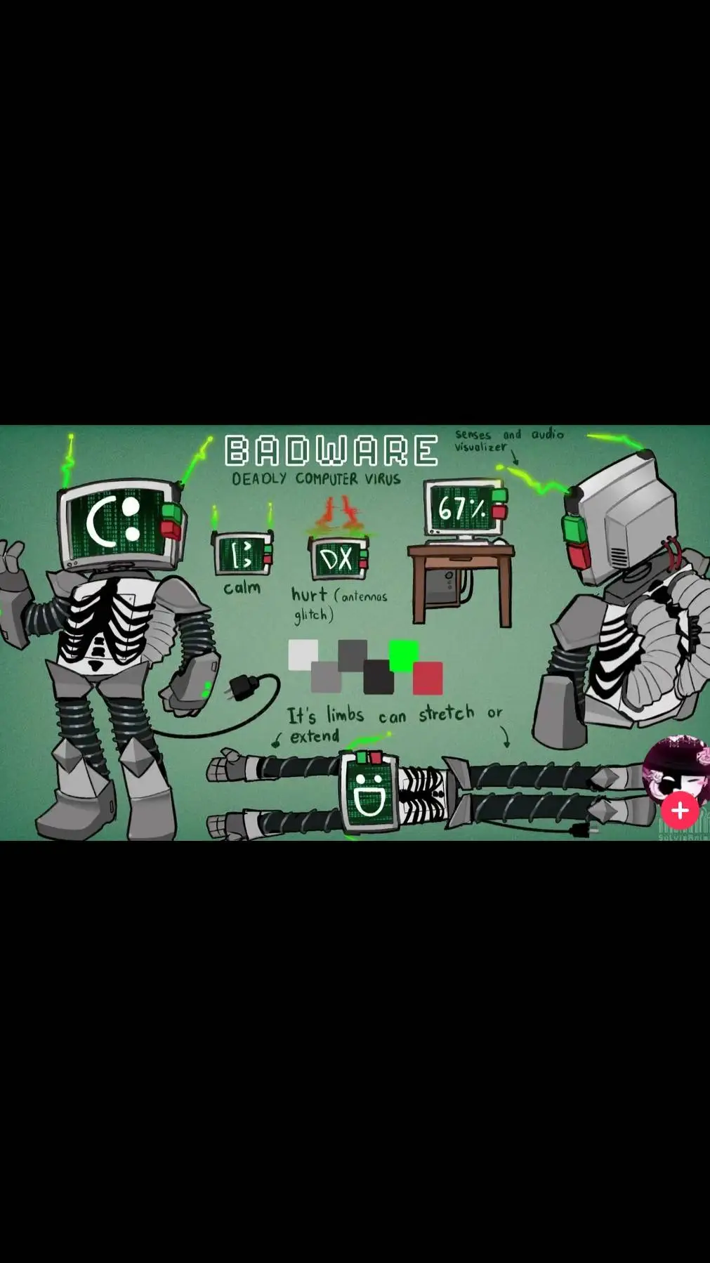 ai character: bad wear background