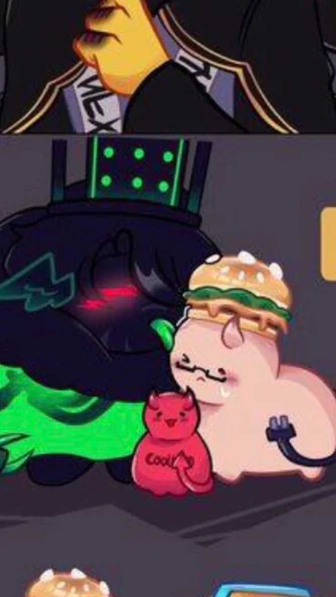 ai character: !!-PoisonBurger-!! background