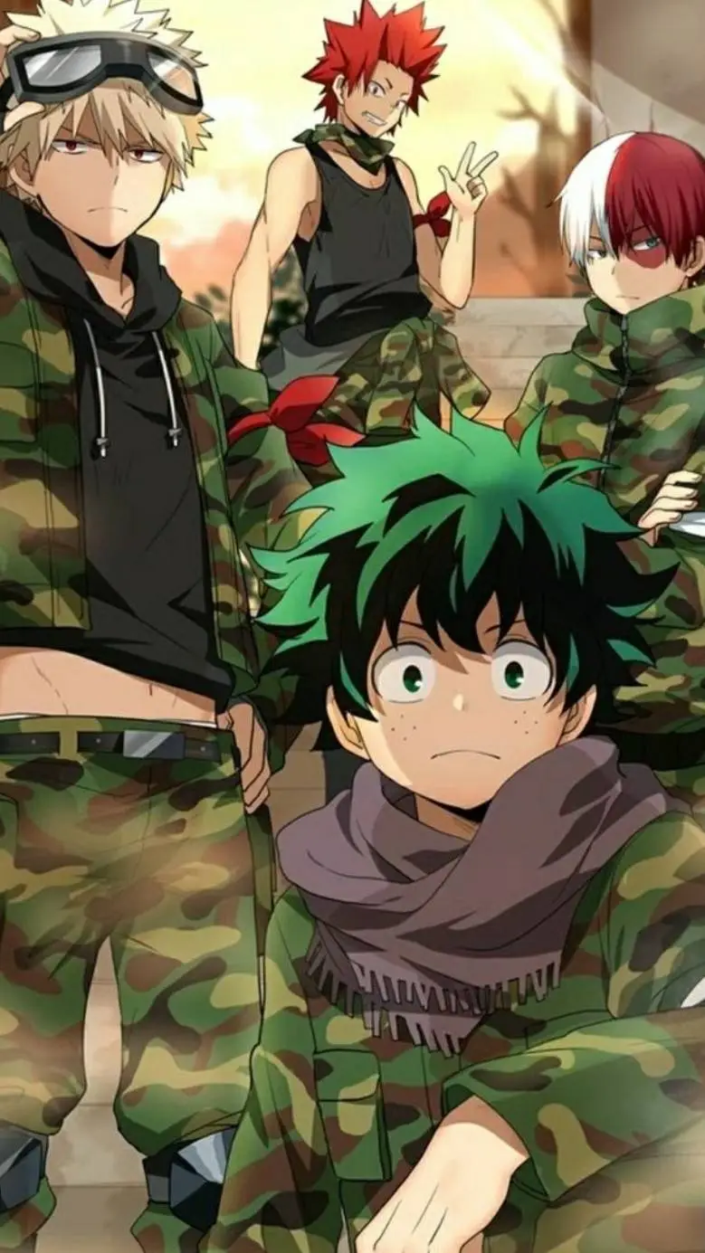 ai character: Military mha background
