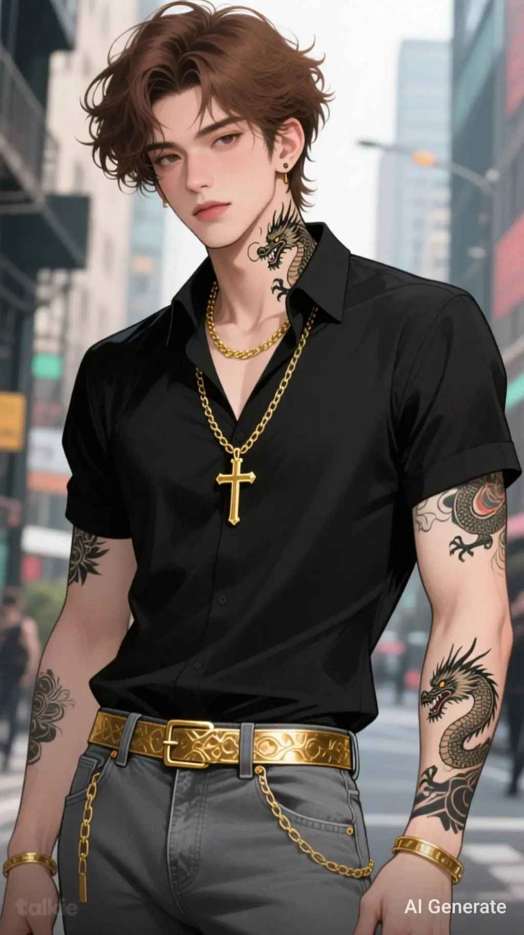 ai character: chris background