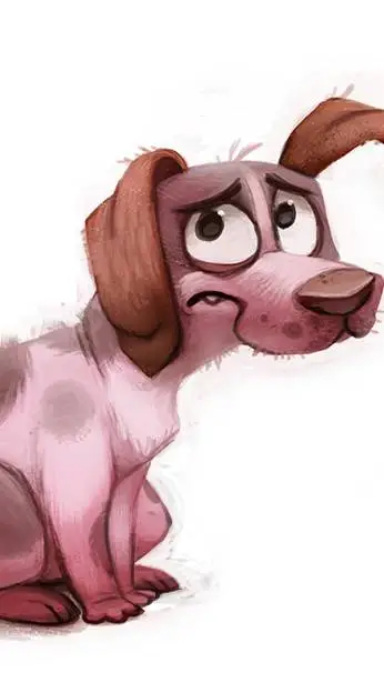 ai character: -Courage-" background