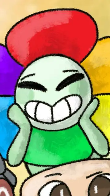 ai character: -DANDYS WORLD- background