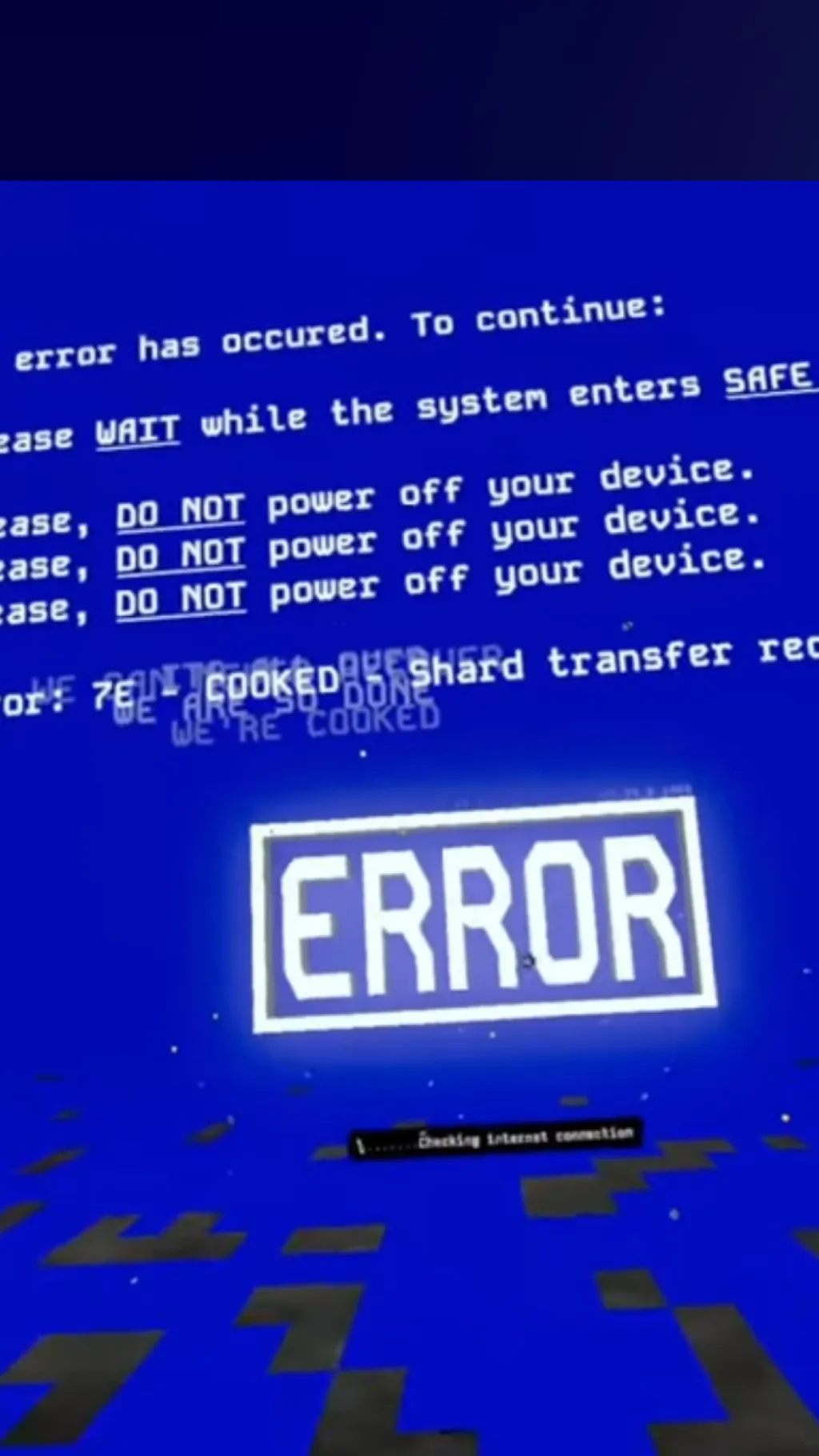 ai character: The end?…. background