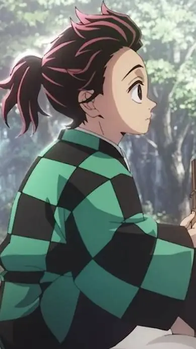 ai character: tanjiros crying?! background