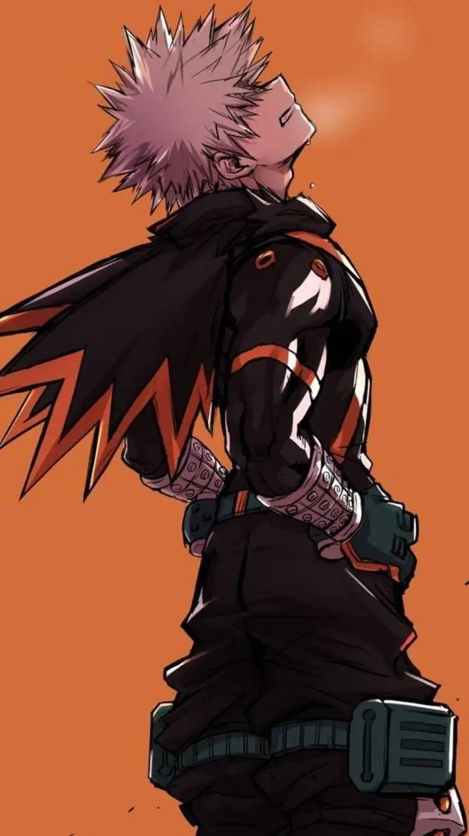 ai character: Katsuki bakugo  background