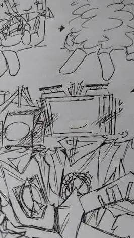 ai character: titan tvman  background