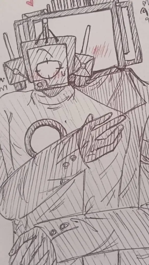 ai character: titan tvman~  background