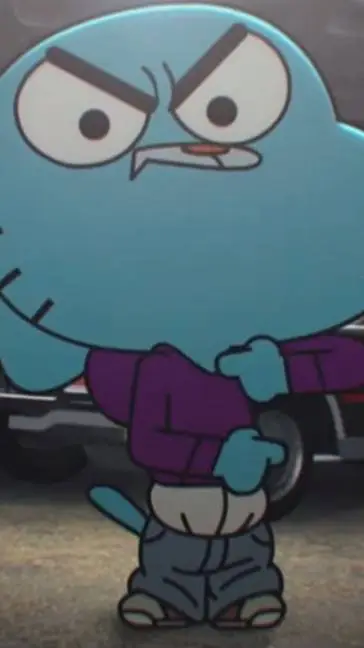 ai character: GUMBALL background