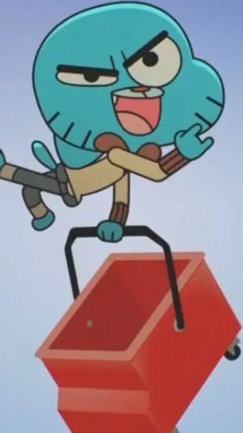 ai character: GUMBALL background