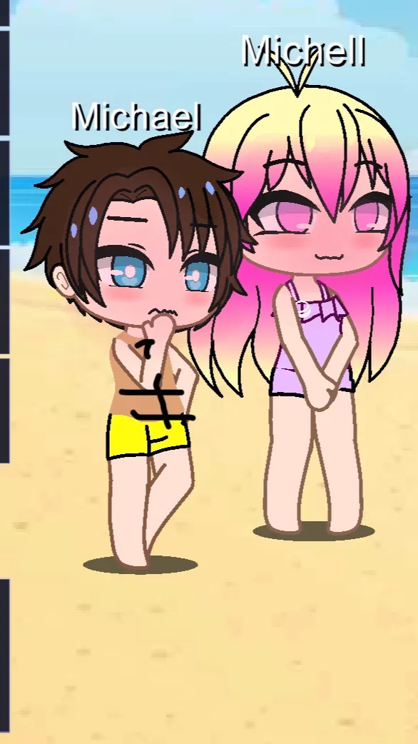 ai character: Michell Michael  background