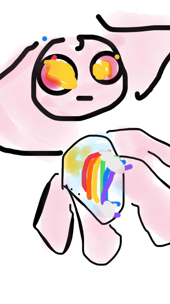 ai character: Emoji cat background