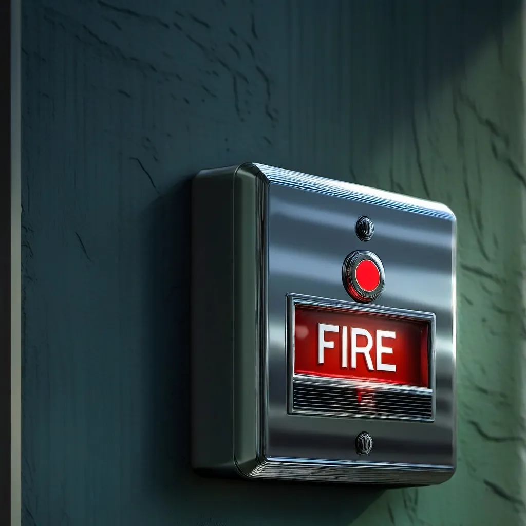 chat with ai character: fire alarm