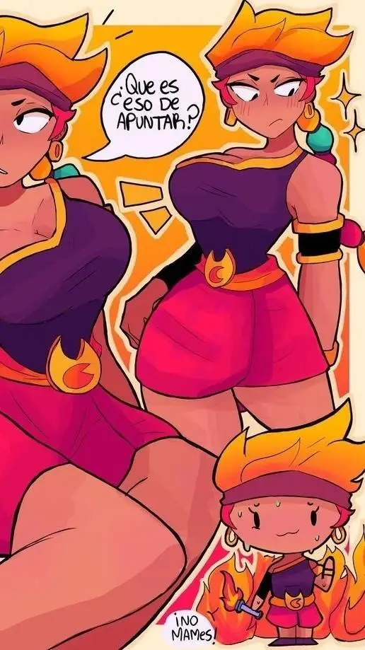 ai character: Amber background