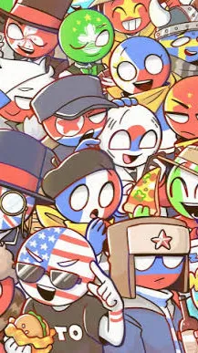 ai character: Countryhumans  background
