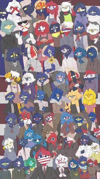 ai character: Countryhumans background