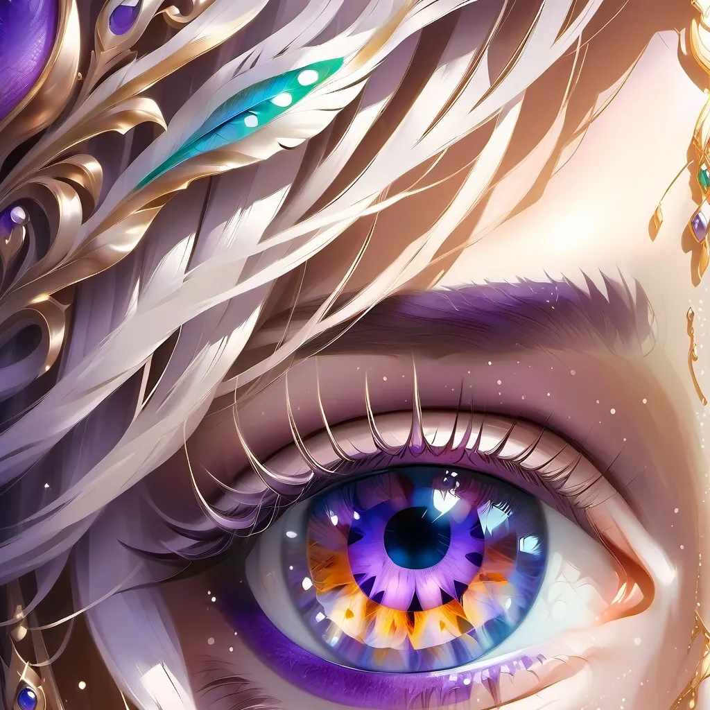 chat with ai character:  eye colour power