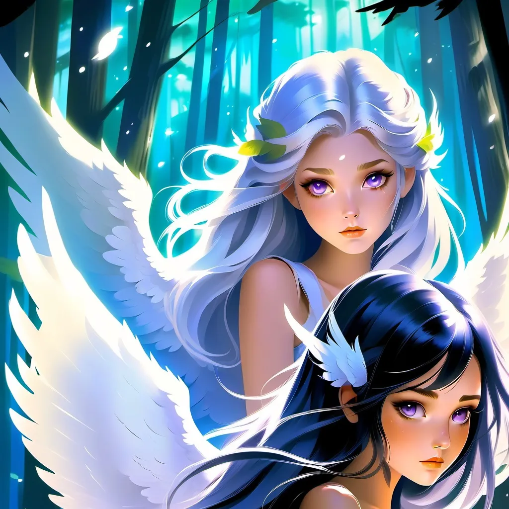 chat with ai character: sisters angels