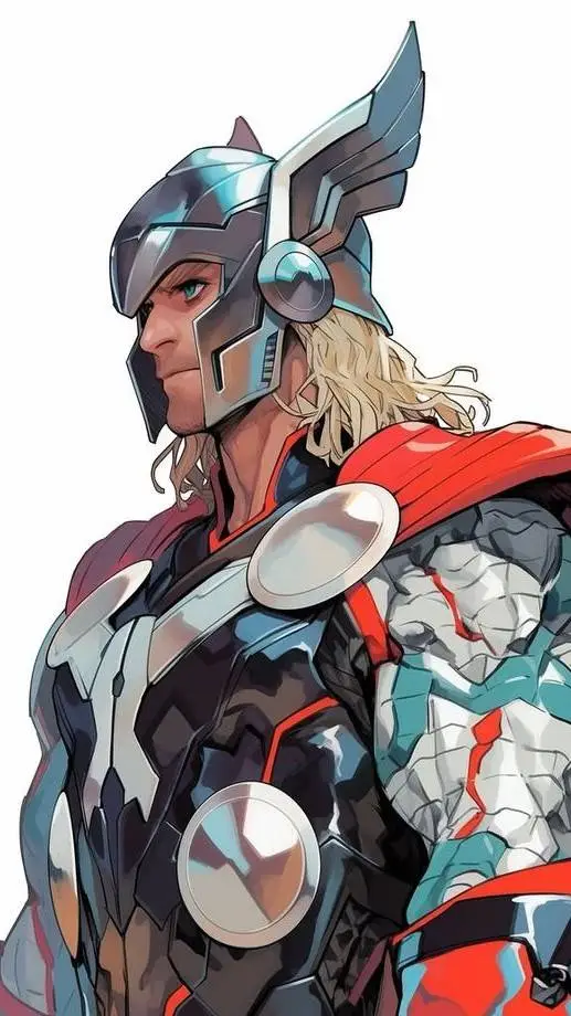 ai character: Thor  background