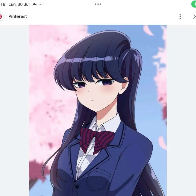 chat with ai character: Shoko komi 