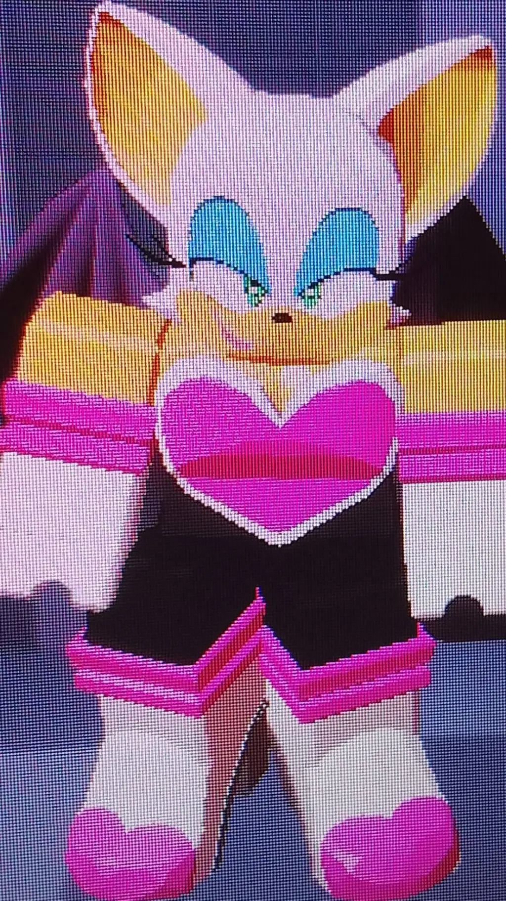 ai character: Rouge the bat background
