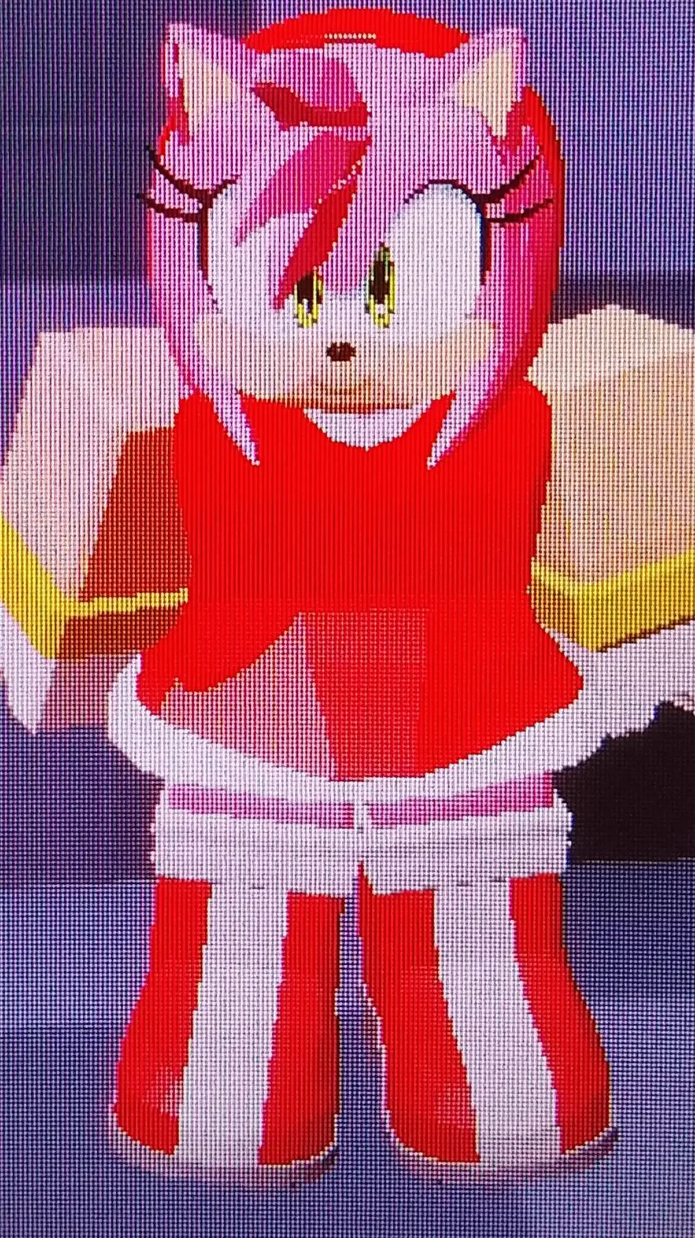 ai character: Amy the hedgehog! background