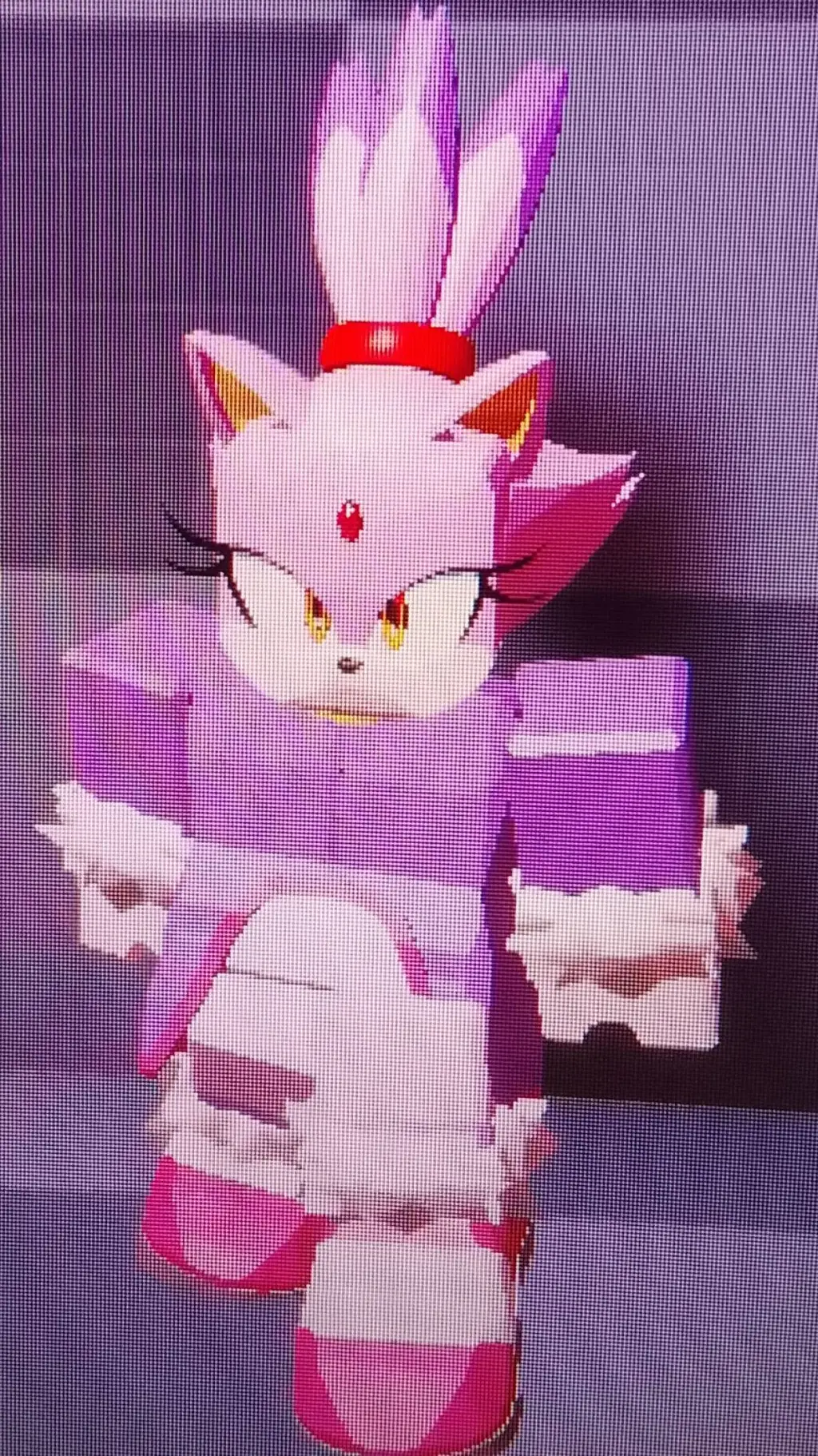 ai character: Blaze the cat background