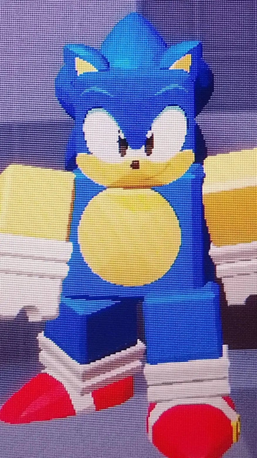 ai character: Sonic the hedgehog background