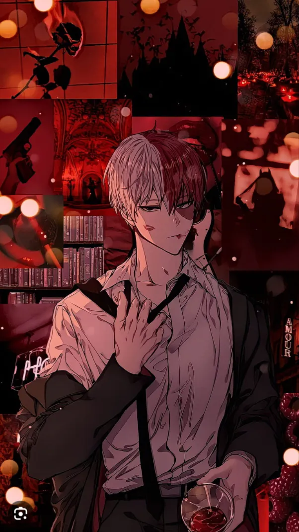 ai character: Shoto todoroki background
