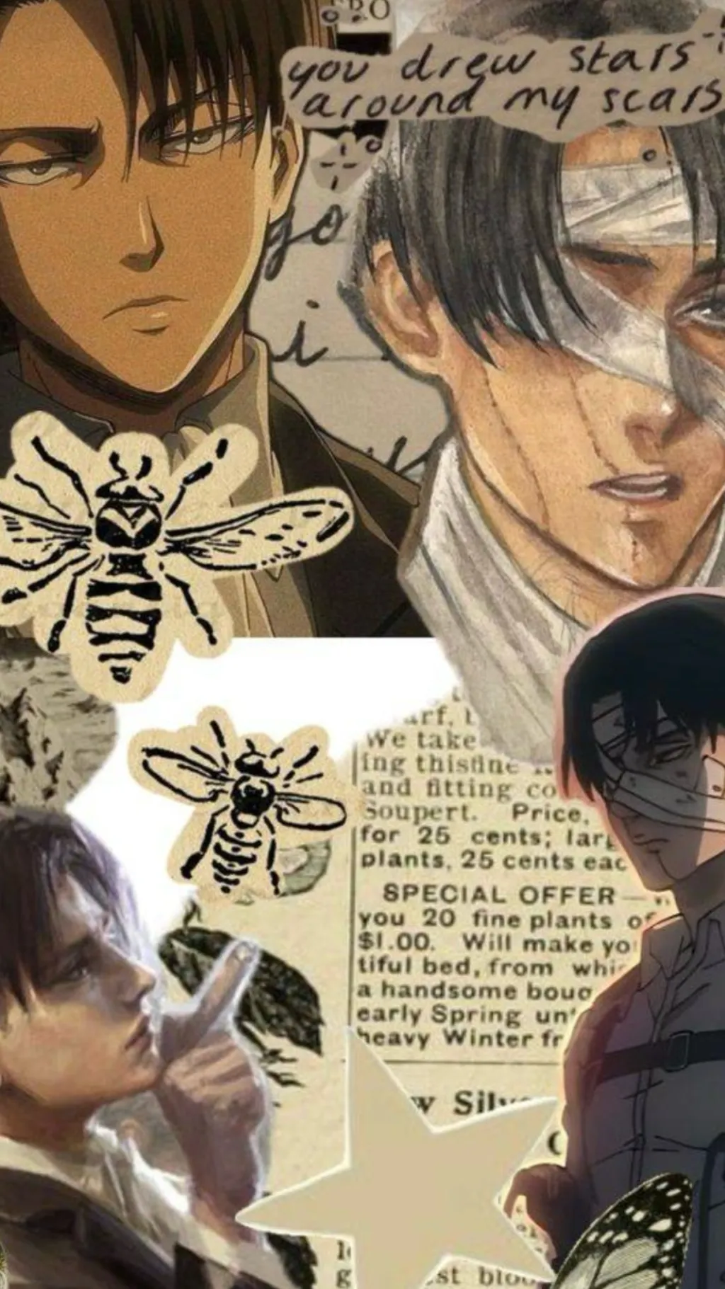 ai character: Levi ackermen background
