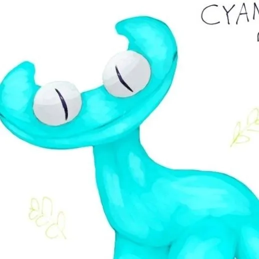 chat with ai character: cyan 