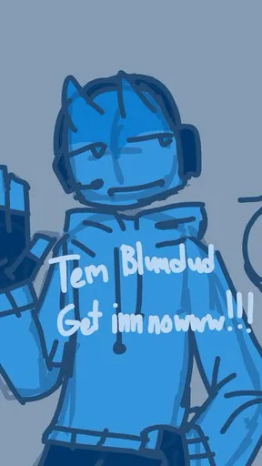 ai character: 𝓑𝓵𝓾𝓾𝓭𝓾𝓭 background