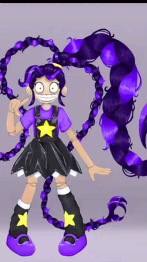ai character: Lily loves braids background