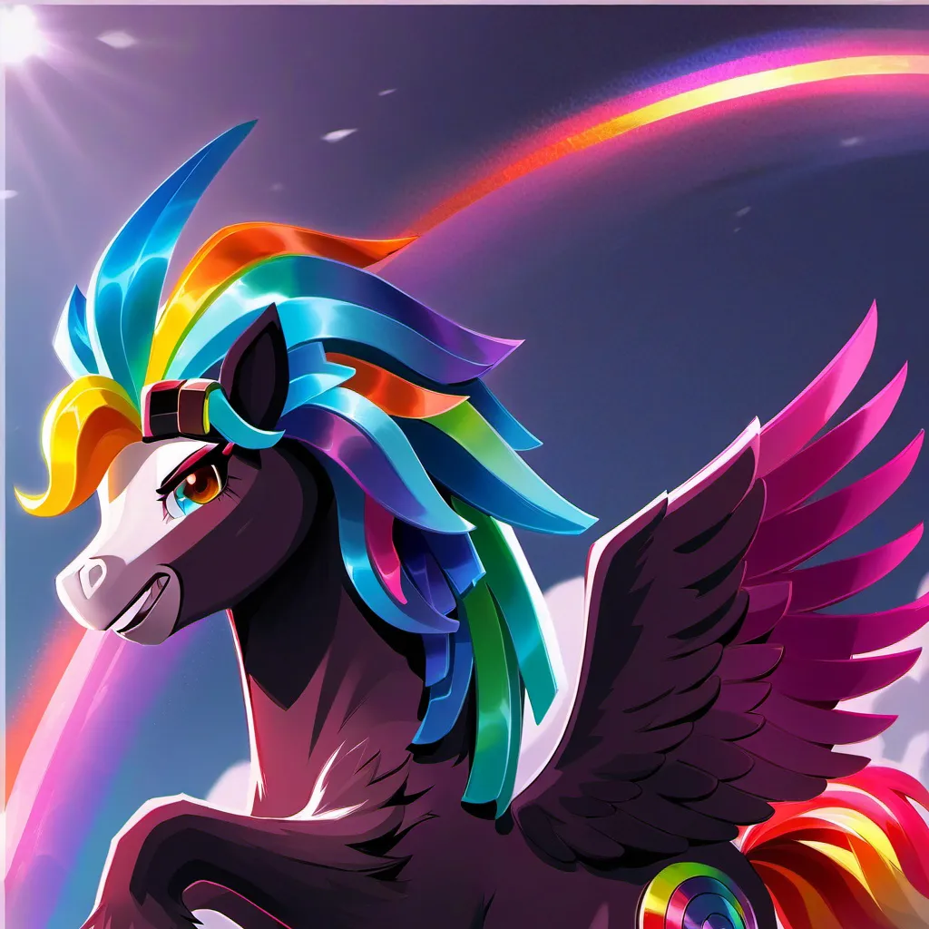 chat with ai character: Rainbow Dash