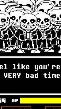 ai character: sans (100 sans)  background