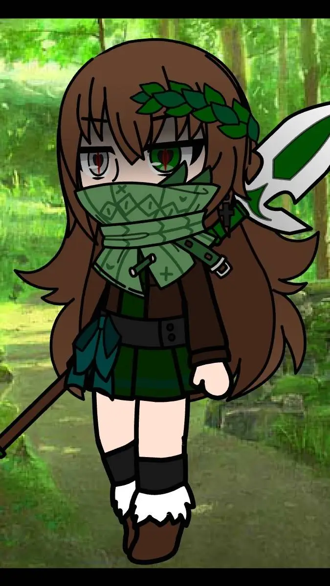 ai character: Amethyst Crystal background