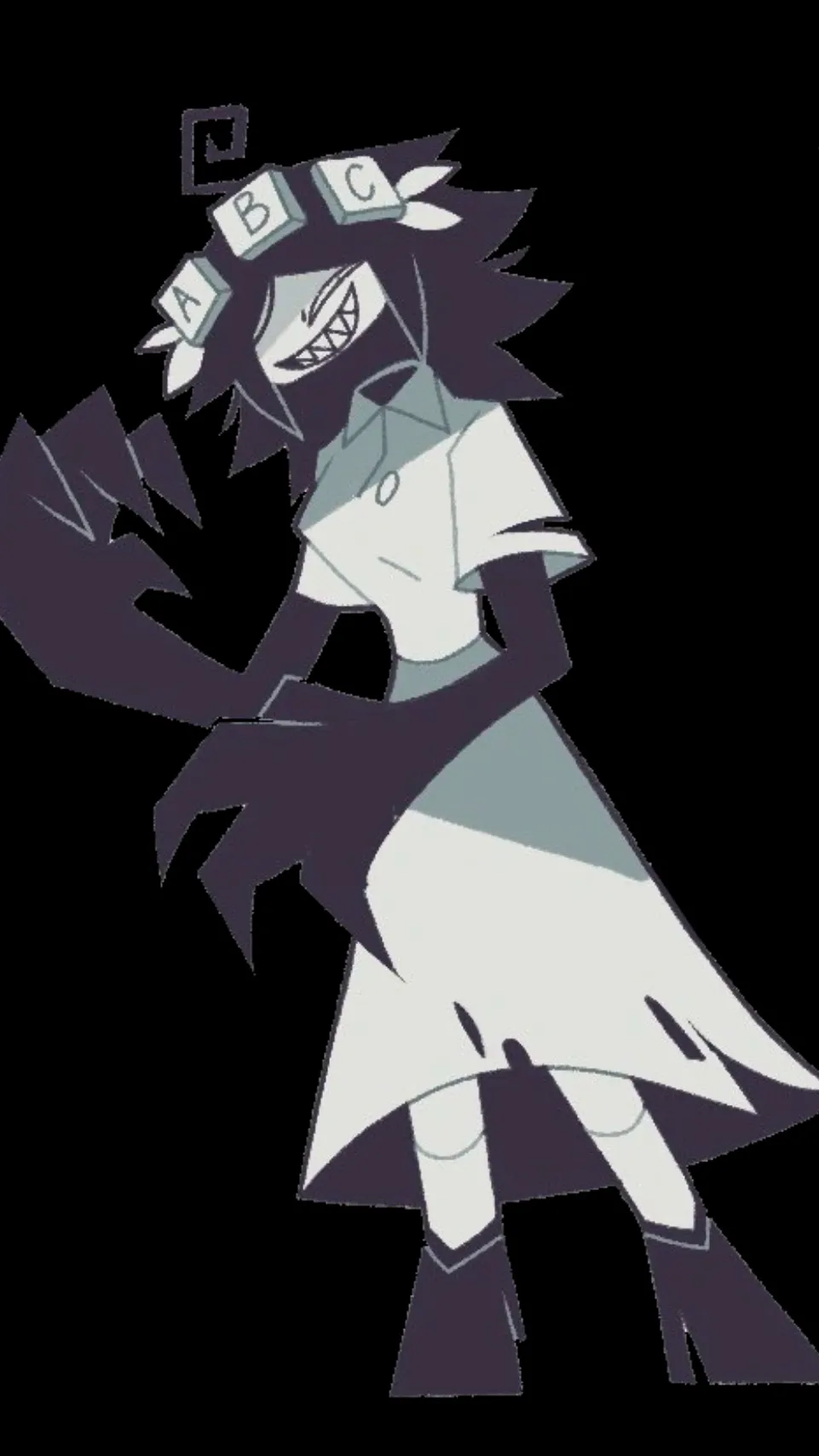 ai character: Miss THAVEL  background