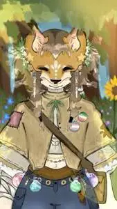 ai character: Eres una therians background