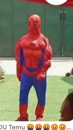 ai character: temu ahh spiderguy background