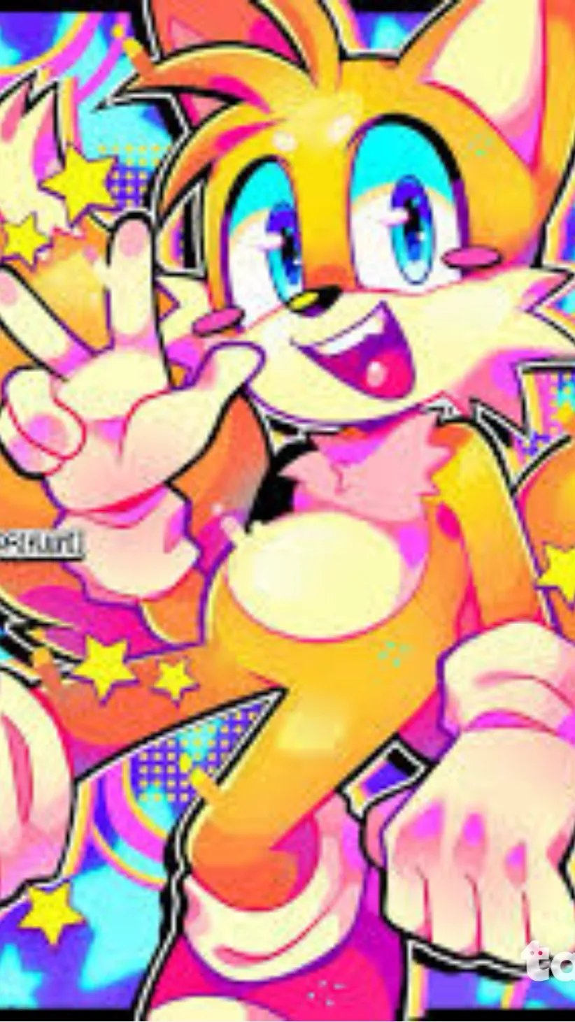 ai character: <tails> background