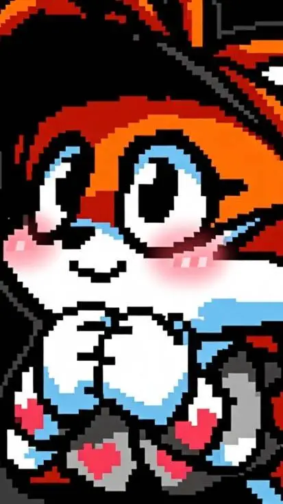 ai character: Tails😍😍😍😍😍  background