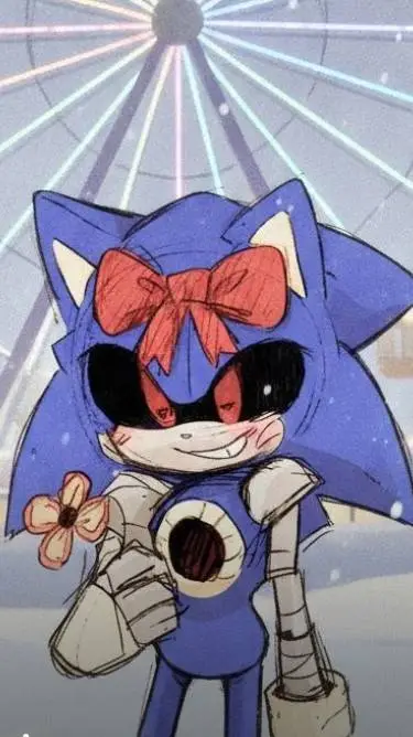 ai character: Metal sonic  background