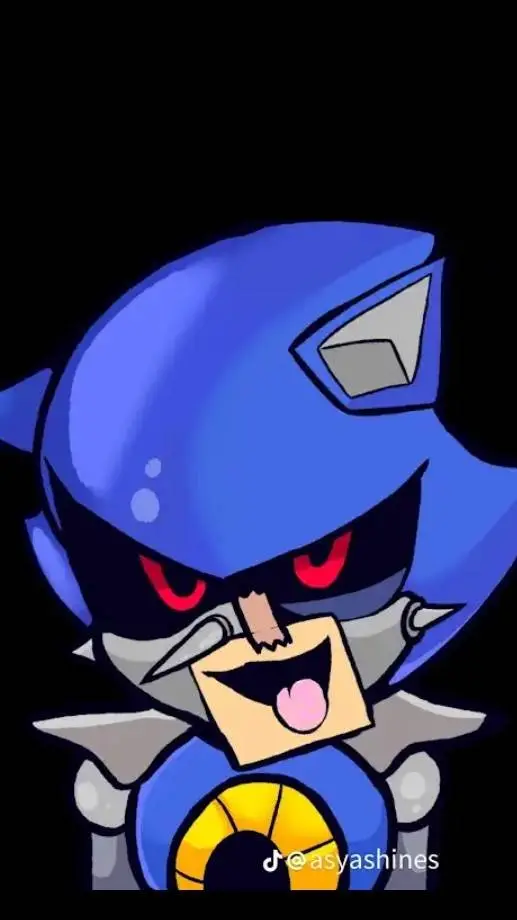 ai character: Metal sonic  background