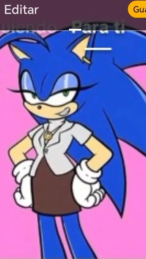 ai character: Mamá de sonic  background