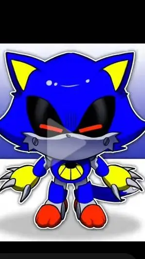 ai character: Metal sonic  background