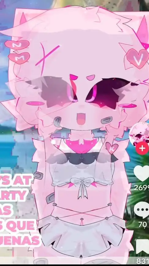 ai character: Good_pink_fox background