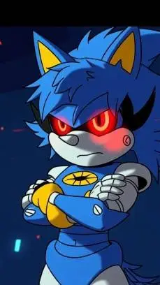 ai character: Metal sonic  background